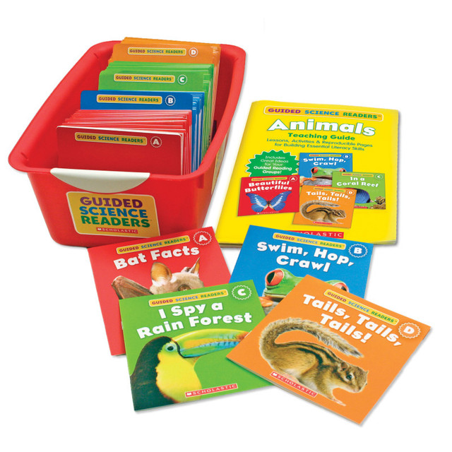 SCHOLASTIC TEACHING RESOURCES Scholastic Guided Science Readers Super Animals Book Set, Grade K-1