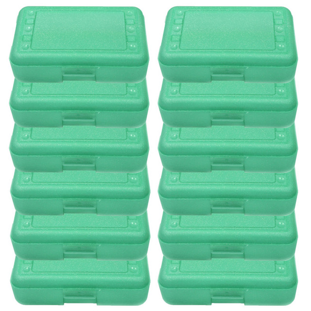 ROMANOFF PRODUCTS Romanoff Pencil Box, Lime Sparkle, Pack of 12
