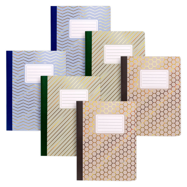 PUKKA PADS USA CORP Pukka Pads Haze B5 Composition Book, 7" x 10", 3 Per Pack, 2 Packs