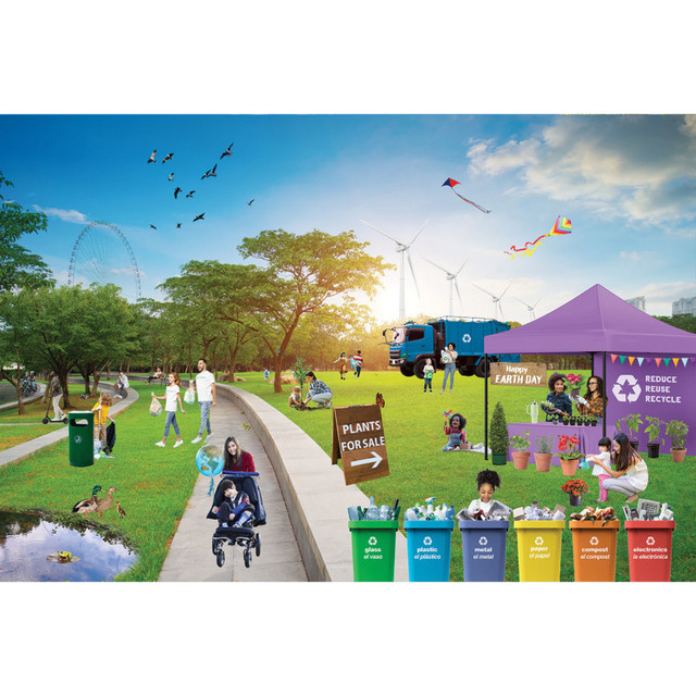 MOJO EDUCATION MOJO Earth Day Celebration at the Park Floor Puzzle