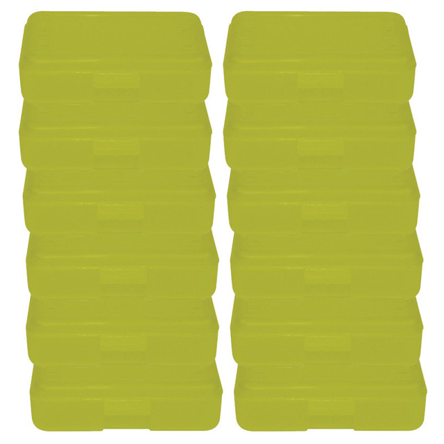 ROMANOFF PRODUCTS Romanoff Pencil Box, Lemon, Pack of 12