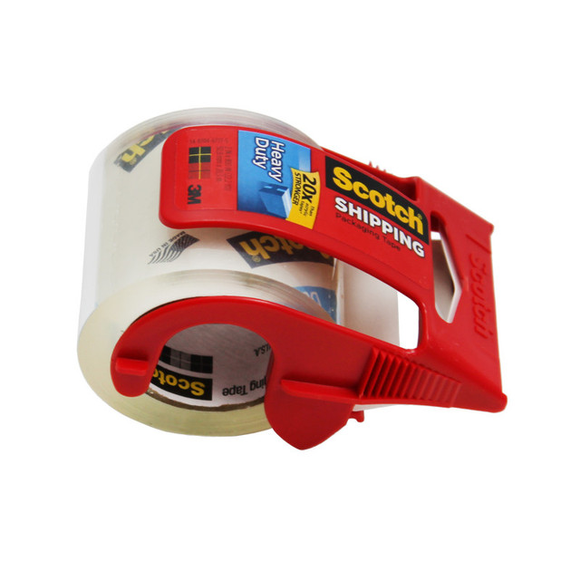 3M COMPANY Scotch® Super Strength Sure Start Packaging Tape w/Dispenser, 2" x 800"