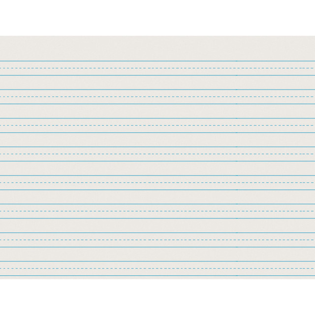 DIXON TICONDEROGA CO Pacon® Newsprint Handwriting Paper, Skip-A-Line, Grade 3, 1/2" x 1/4" x 1/2" Ruled Long, 11" x 8-1/2", 500 Sheets