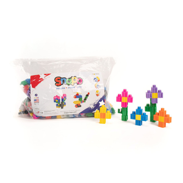 TK TOY BOX DBA SNAPO TOYS Snapo Building Blocks, Epic Builder's Kit, 550 Pieces