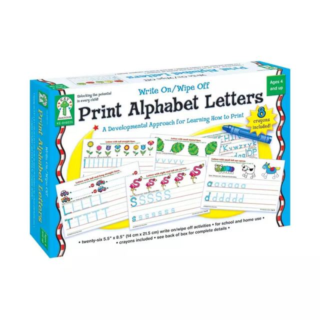 CARSON DELLOSA EDUCATION Carson Dellosa Education Print Alphabet Letters Manipulative, Grade PK-1
