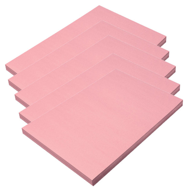 DIXON TICONDEROGA CO Prang® Construction Paper, Medium Weight, Pink, 12" x 18", 100 Sheets Per Pack, 5 Packs