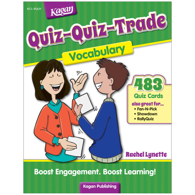 KAGAN PUBLISHING Kagan Publishing Quiz-Quiz-Trade, Vocabulary for Grades 2-6