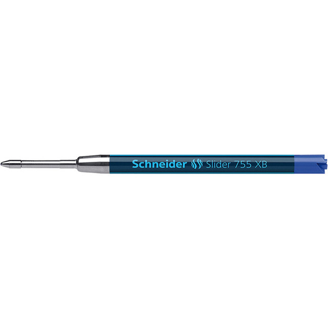 REDIFORM INC Schneider® Slider 755 XB Ballpoint Pen Refill, 1.4 mm, Blue Ink, Single Refill