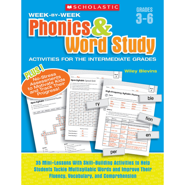 SCHOLASTIC TEACHING RESOURCES Scholastic Teaching Solutions Week-by-Week Phonics & Word Study Book