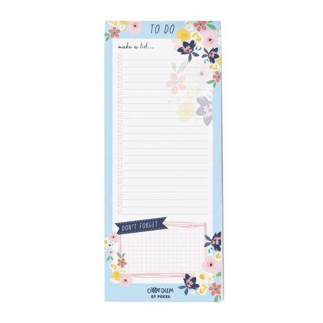 PUKKA PADS USA CORP Pukka Pads Magnetic To Do List - Ditzy Floral - Pack 6