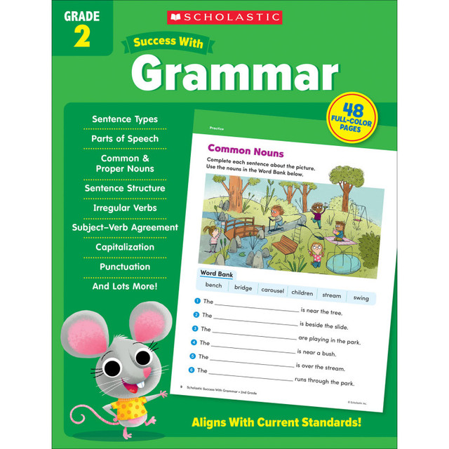 SCHOLASTIC TEACHING RESOURCES Scholastic Teaching Solutions Success With Grammar: Grade 2