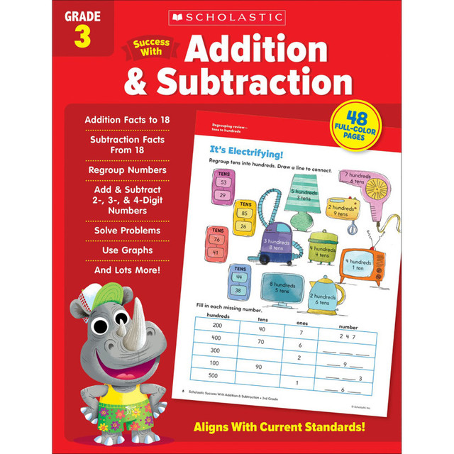 SCHOLASTIC TEACHING RESOURCES Scholastic Teaching Solutions Success With Addition & Subtraction: Grade 3