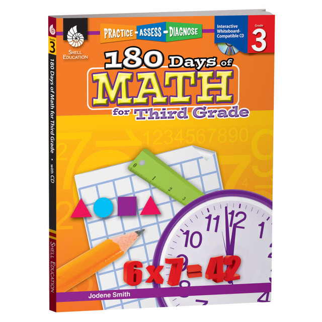 SHELL EDUCATION Shell Education 180 Days of Math for Third Grade