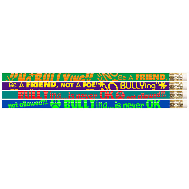 MUSGRAVE PENCIL CO INC Musgrave Pencil Company No Bullying Motivational Pencils, Pack of 12