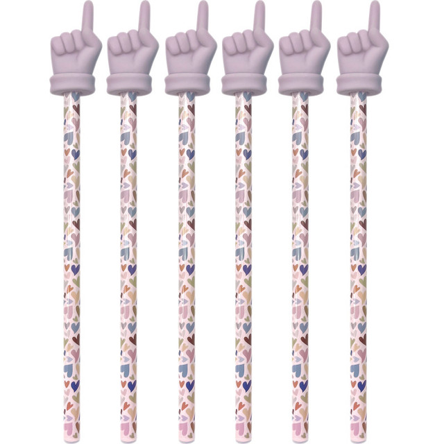 TEACHER CREATED RESOURCES Teacher Created Resources® Everyone is Welcome Hearts Hand Pointer, Pack of 6