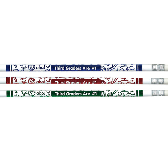 LAROSE INDUSTRIES- ROSE MOON Moon Products 3rd Graders Are #1 Pencils, Pack of 12