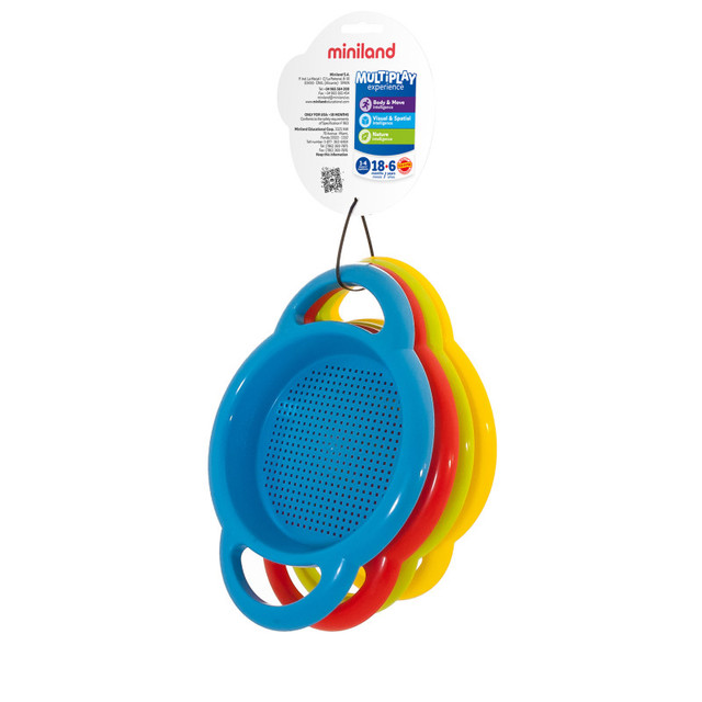 MINILAND EDUCATIONAL CORPORATION Miniland Sieves, Set of 4