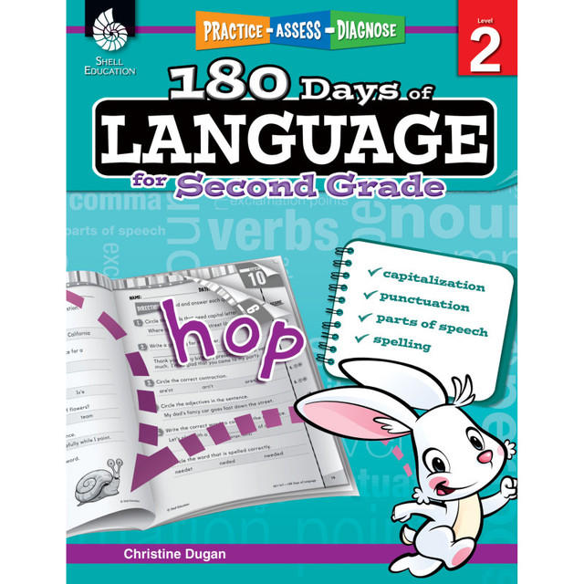 SHELL EDUCATION Shell Education 180 Days of Language for Second Grade