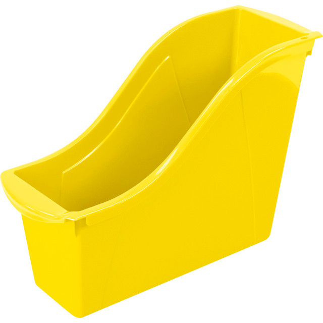 STOREX INDUSTRIES Storex Small Book Bin, Yellow