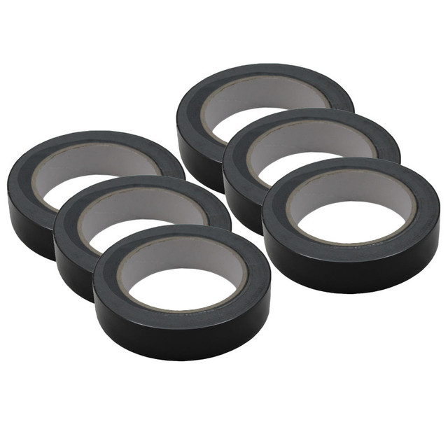 DICK MARTIN SPORTS Martin Sports Floor Marking Tape, Black, 6 Rolls