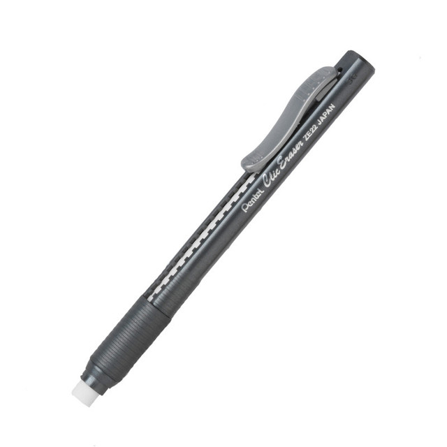PENTEL OF AMERICA Pentel® Clic Eraser Grip, Black Barrel