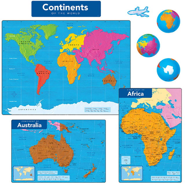 TREND ENTERPRISES INC. TREND Continents of the World Learning Set
