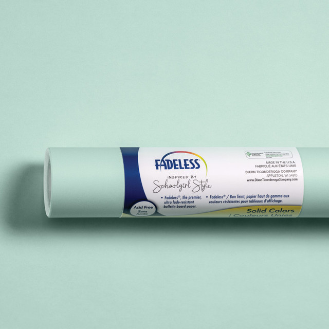 DIXON TICONDEROGA CO Fadeless® Schoolgirl Style Bulletin Board Paper, 48" x 50', Mint to Be