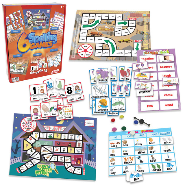 JUNIOR LEARNING Junior Learning® 6 Spelling Games
