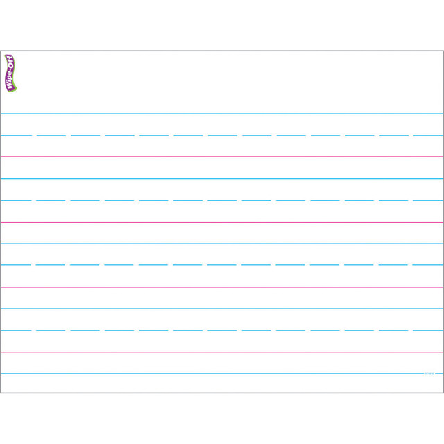 TREND ENTERPRISES INC. TREND Handwriting Paper Wipe-Off® Chart, 17" x 22"