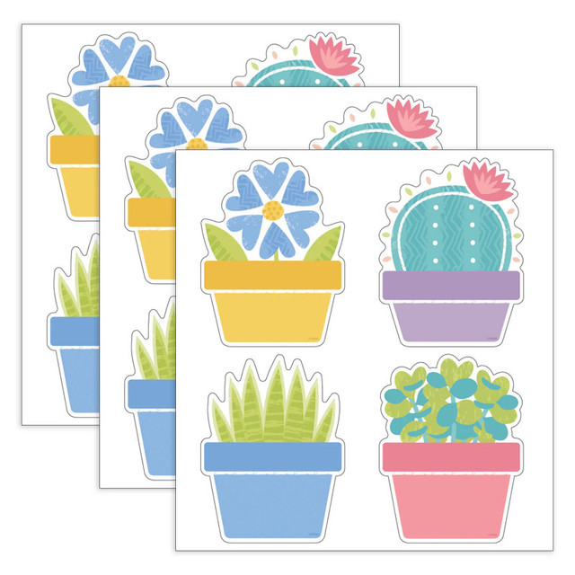 TREND ENTERPRISES INC. TREND Garden Plants Classic Accents® Variety Pack, 36 Per Pack, 3 Packs