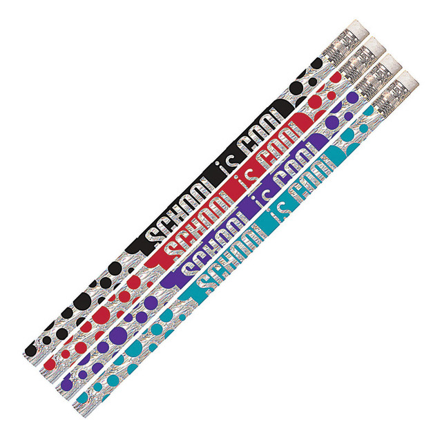 MUSGRAVE PENCIL CO INC Musgrave Pencil Company School is Cool Motivational Pencil, 12 Per Pack, 12 Packs