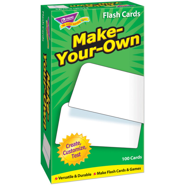 TREND ENTERPRISES INC. TREND Make-Your-Own Skill Drill Flash Cards