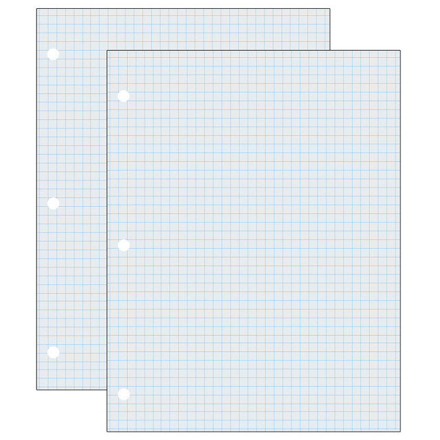 DIXON TICONDEROGA CO Pacon® Graphing Paper, White, 2-sided, 1/4" Quadrille Ruled 8-1/2" x 11", 500 Sheets Per Pack, 2 Packs