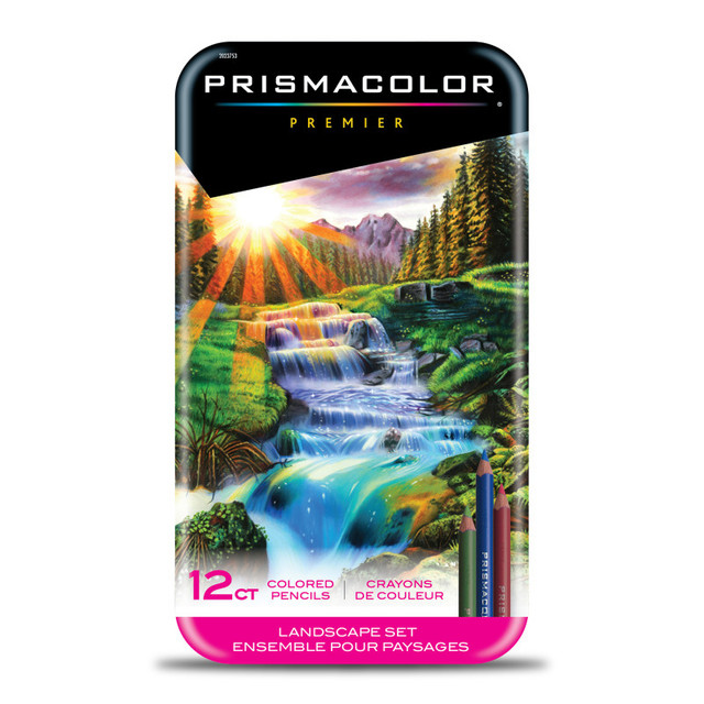NEWELL BRANDS DISTRIBUTION LLC Prismacolor® Premier Colored Pencils, Soft Core, Landscape Set, 12 Count