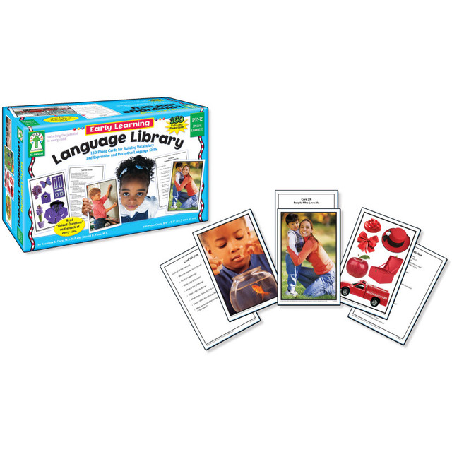CARSON DELLOSA EDUCATION Key Education Publishing Early Learning Language Library Cards