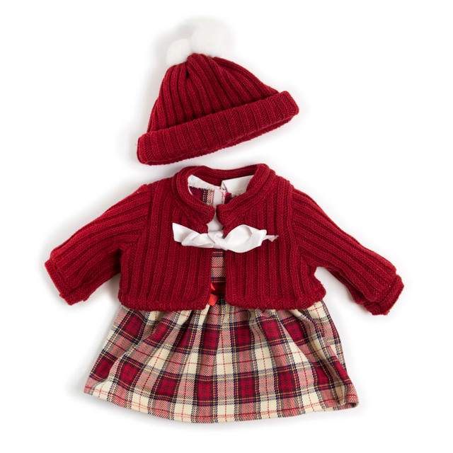 MINILAND EDUCATIONAL CORPORATION Miniland Doll Clothes, Cold Weather Dress Set