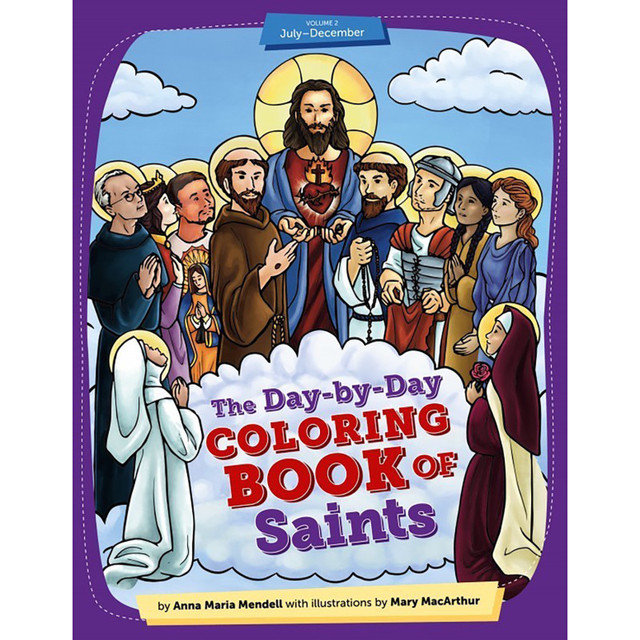 SOPHIA INSTITUTE PRESS Sophia Institute Press Day-by-Day Coloring Book of Saints Volume 2