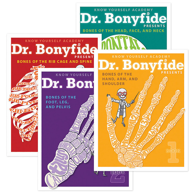 KNOW YOURSELF Know Yourself 4 Book Set: Dr. Bonyfide Presents 206 Bones of the Human Body