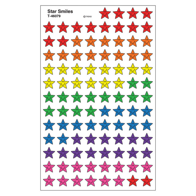 TREND ENTERPRISES INC. TREND Star Smiles superShapes Stickers, 800 ct