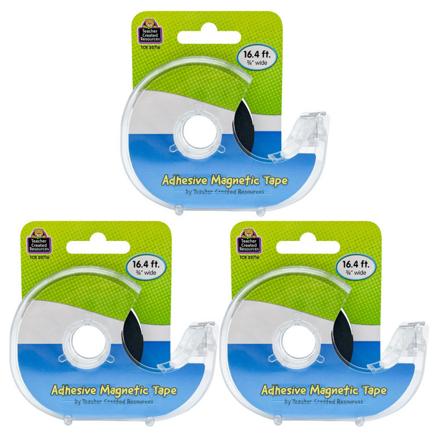 TEACHER CREATED RESOURCES Teacher Created Resources® Adhesive Magnetic Tape, Pack of 3