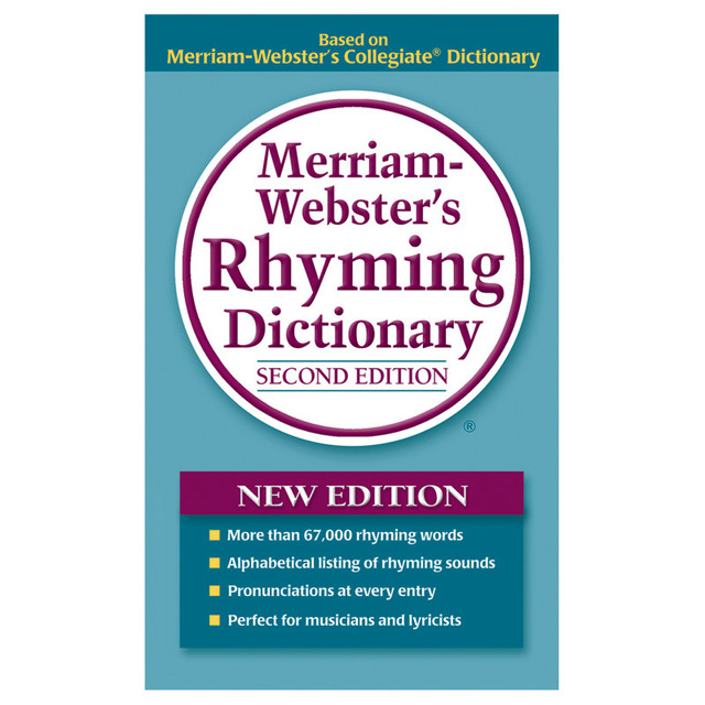 MERRIAM - WEBSTER  INC Merriam-Webster Rhyming Dictionary