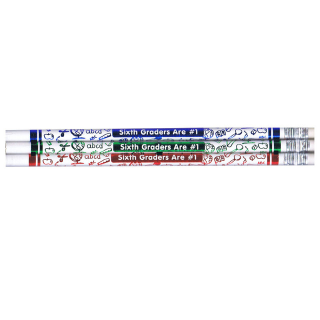 LAROSE INDUSTRIES- ROSE MOON Moon Products 6th Graders Are #1 Pencils, Pack of 12