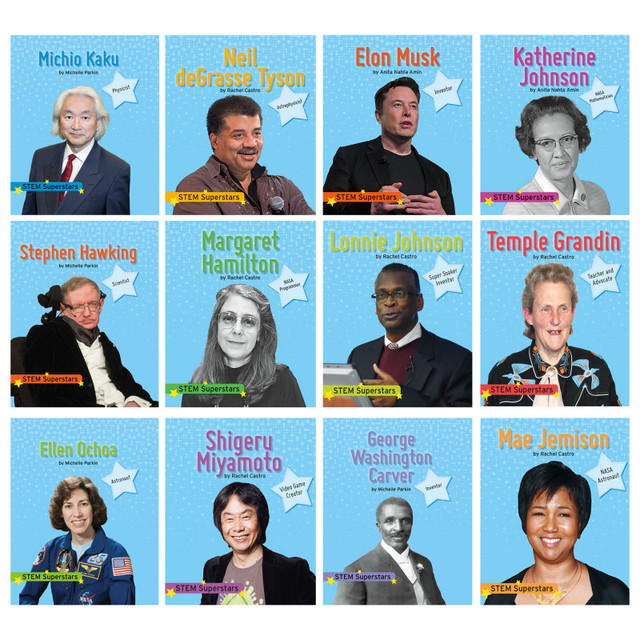 NORWOOD HOUSE PRESS Norwood House Press STEM Superstars Book Set, Set of 12 NORWOOD HOUSE PRESS Norwood House Press STEM Superstars Book Set, Set of 12