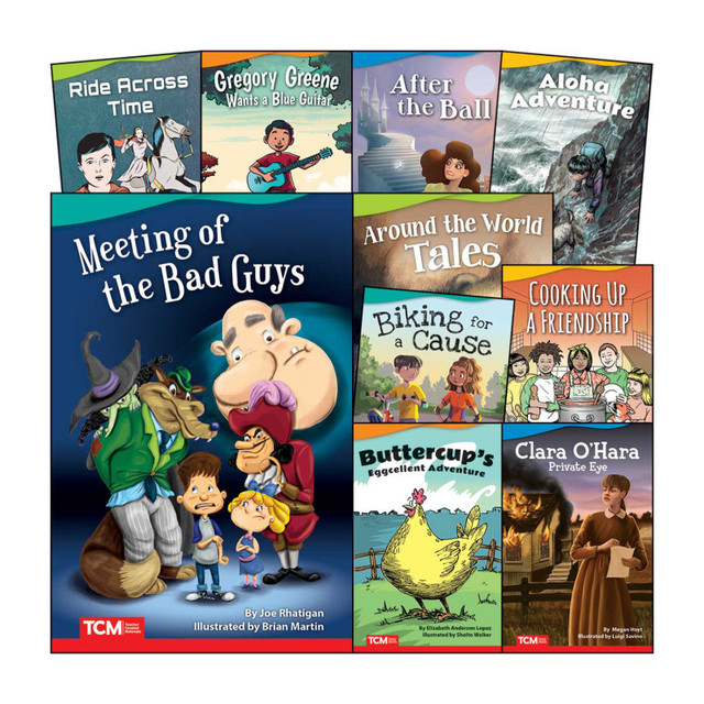 SHELL EDUCATION Teacher Created Materials Literary Text Grade 4 Set 1: 10-Book Set