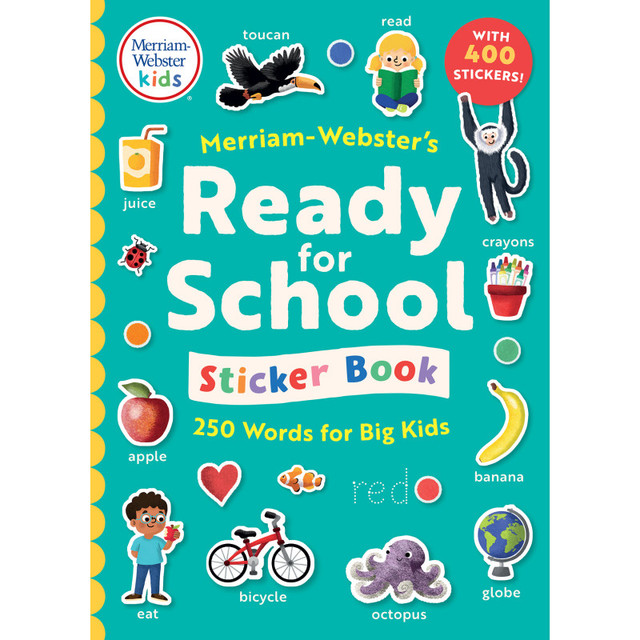 MERRIAM - WEBSTER  INC Merriam-Webster Merriam-Webster's Ready-for-School Sticker Book