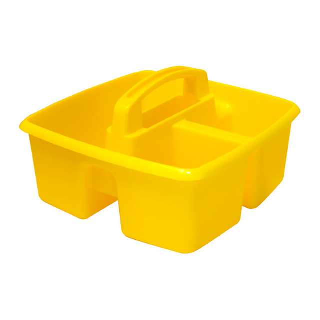 STOREX INDUSTRIES Storex Small Caddy, Yellow