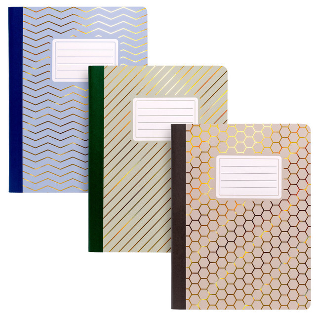 PUKKA PADS USA CORP Pukka Pads Haze B5 Composition Book, 7" x 10", Pack of 3