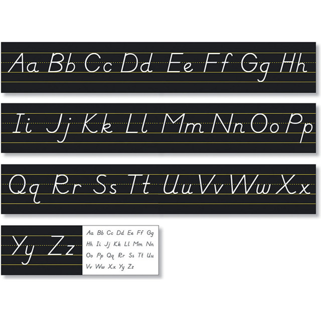 NORTH STAR TEACHER RESOURCE North Star Teacher Resources Black Modern Manuscript Alphabet Line
