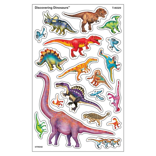 TREND ENTERPRISES INC. TREND Discovering Dinosaurs® superShapes Stickers-Large, 152 ct