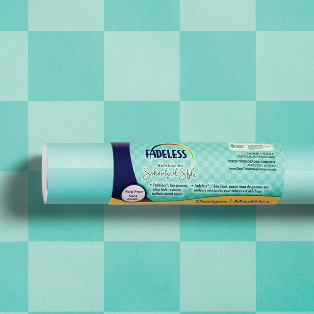 DIXON TICONDEROGA CO Fadeless® Schoolgirl Style Bulletin Board Paper, 48" x 50', Daydream